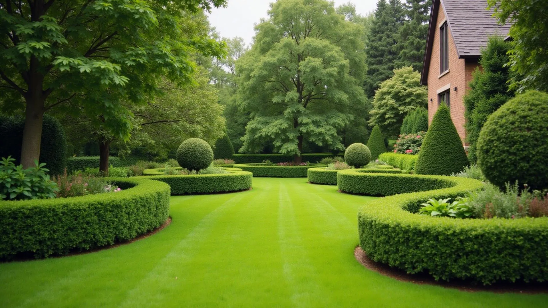 Jardin paysager entretenu en Loire-Atlantique
